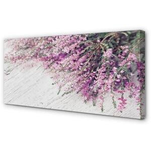 Obrazy na plátně květiny desky 125x50 cm