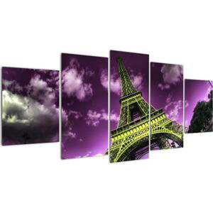 Abstraktní obraz Eiffelovy věže