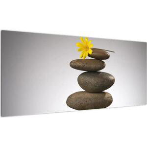 Relaxační obraz - kameny (100x40cm)