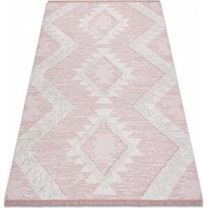 Kusový koberec Romba růžový 78x150cm