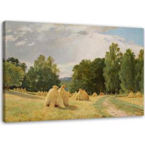 Gario Obraz na plátně Hromady sena - Ivan Ivanovič Šiškin, reprodukce Rozměry: 60 x 40 cm
