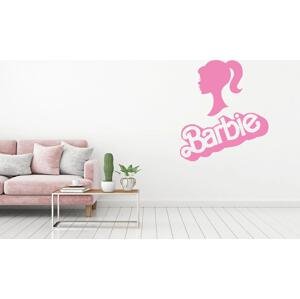 Lepy.cz Samolepka na zeď Barbie Velikost (šířka x výška): 25x28cm, Barevná varianta: Světle žlutá