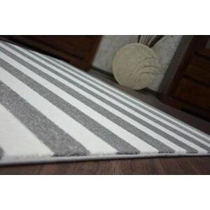 koberec SKETCH F758 Pásy šedá/bílá velikost 140x190 cm | krásné koberce cz