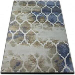 koberec DROP JASMINE 761 Tmavá béžová/Světle modrá velikost 200x290 cm | krásné koberce cz