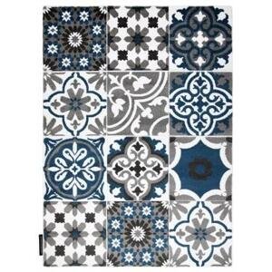 koberec ALTER Porto květiny modrý velikost 120x170 cm | krásné koberce cz