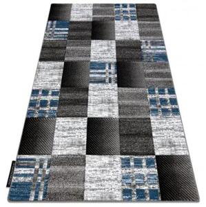 koberec ALTER Siena čtverce mřížka, modrý velikost 140x190 cm | krásné koberce cz