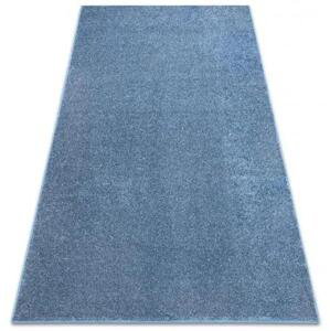 koberec metráž SANTA FE modrý 74 hladký, Jednotný jednobarevný sirka behoun 500 cm | krásné koberce cz