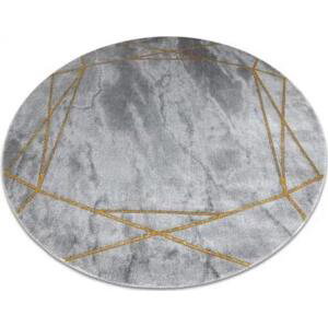 koberec kulatý EMERALD výhradní 1022 glamour, stylový mramor, geo velikost kruh 200 cm | krásné koberce cz