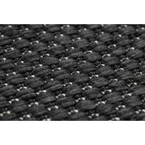koberec FLAT 48663/090 SISAL černá HLADKÝ velikost 140x200 cm | krásné koberce cz