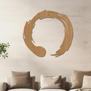 dřevo života Dřevěný obraz ENSO zenový kruh Barevný vzor: Buk, Rozměry Ø: 40