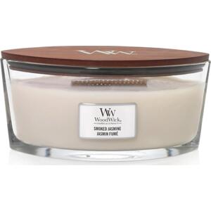 WoodWick vonná svíčka s dřevěným knotem Elipsa Smoked Jasmine 453,6 g