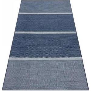 koberec COLOR 47011/309 SISAL Pásy modrý velikost 140x200 cm | krásné koberce cz