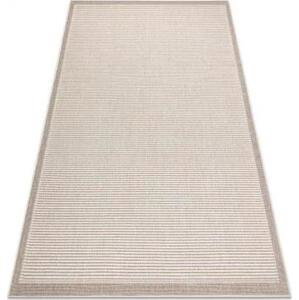 koberec SPRING 20411558 Čáry rám, smyčkový béžový velikost 200x290 cm | krásné koberce cz