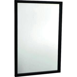 Černé dubové nástěnné zrcadlo Rowico Featti M, 90 cm