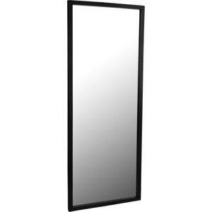 Černé dubové nástěnné zrcadlo Rowico Featti L, 150 cm