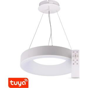 T-LED SMART Tuya závěsné ZULU 48W CCT kulaté bílé SMART Tuya závěsné ZULU 48W CCT kulaté bílé