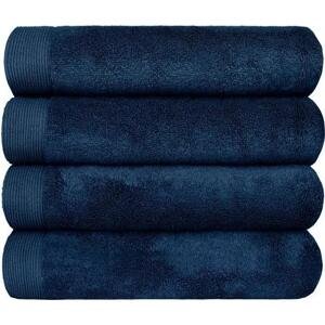 SCANquilt modalový ručník MODAL SOFT tmavě modrá žínka 15 x 21 cm