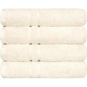 SCANquilt bavlněný ručník COTTONA smetanová ručník 50 x 100 cm