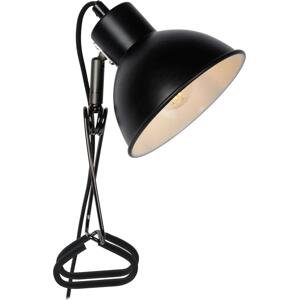 Lucide 45987/01/30 nástěnná lampa Moys, černá, s klipem, E27, 32,5cm
