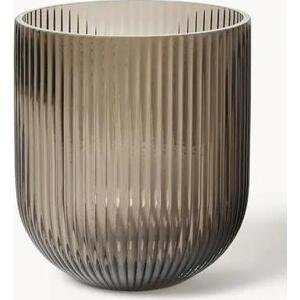 Skleněná váza Simple Stripe, V 18 cm