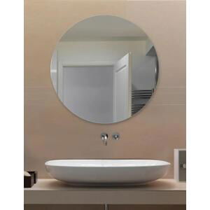 Kulaté zrcadlo do koupelny - ⌀ 60 cm s leštěnou hranou - Pure Ronde
