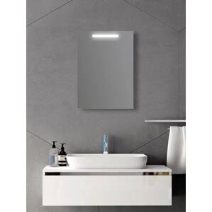 Zrcadlo do koupelny s LED pruhem - 50 x 70 cm - Luna