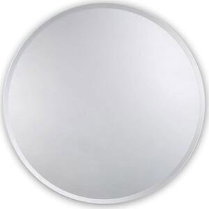Kulaté zrcadlo do koupelny - ⌀ 60 cm s fazetou - Aquamarin