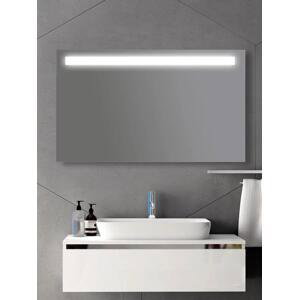 Zrcadlo do koupelny s LED pruhem - 120 x 70 cm - Luna