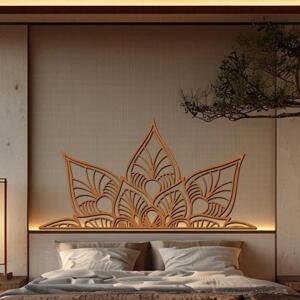 dřevo života Dřevěná mandala k posteli KVET Rozměry (cm): 90x46, Barevný vzor: Třešeň