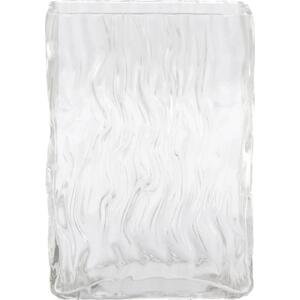 Storefactory Skleněná váza Bokebo 18 cm, čirá barva, sklo
