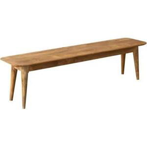 Řemeslná lavice s trnožemi vyrobená z vyzrálého tvrdého dřeva 180 cm