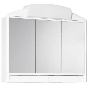 Jokey Plastové skříňky RANO Zrcadlová skříňka (galerka) - bílá - š. 59 cm, v. 51 cm, hl. 16 cm 185413020-0110