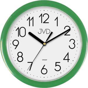 Plastové, nástěnné hodiny JVD HP612.13 zelené
