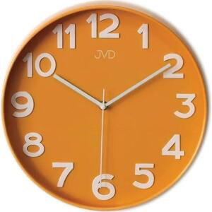 Plastové pastelové nástěnné tiché netikající dětské hodiny JVD HX9229.4