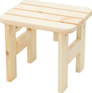 DEOKORK Masivní dřevěná zahradní stolička z borovice dřevo 22 mm