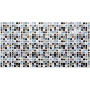 Obkladové panely 3D PVC TP10007058, rozměr 955 x 480 mm, mozaika Island modrá, GRACE
