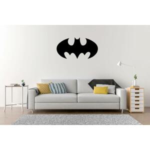 Lepy.cz Samolepka na zeď Batman - logo Velikost (šířka x výška): 50x26cm, Barevná varianta: Světle červená