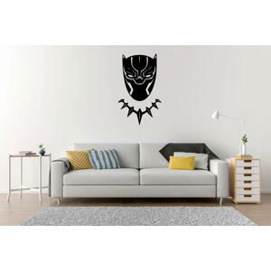 Lepy.cz Samolepka na zeď Black Panther Velikost (šířka x výška): 40x65cm, Barevná varianta: Pastelová oranžová