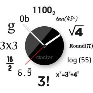 Clocker Nalepovací hodiny Math Barva ciferníku: Černá