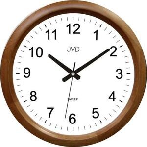 Dřevěné netickající tiché nástěnné hodiny JVD NS8017.2
