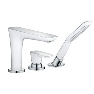 Hansgrohe PuraVida Baterie na okraj vany, 3-otvorová instalace, chrom 15432000