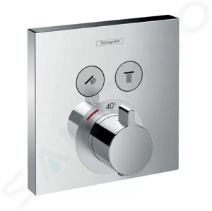 Hansgrohe Shower Select Termostatická baterie pod omítku, pro 2 výstupy, chrom 15763000