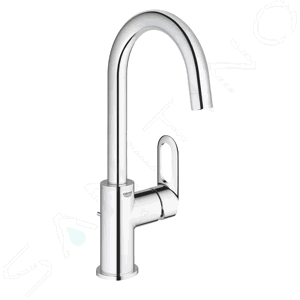 Grohe BauLoop Umyvadlová baterie s výpustí a otočným výtokem, chrom 23763000