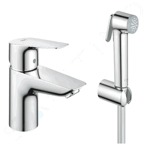 Grohe Start Edge Umyvadlová baterie s bidetovou sprškou, chrom 23773001