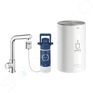 Grohe Red Dřezový ventil Mono s ohřevem vody a filtrací, zásobník M, chrom 30339001