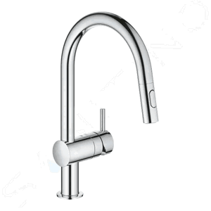 Grohe Minta Dřezová baterie s výsuvnou sprškou, chrom 30348001