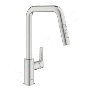 Grohe QuickFix Start Dřezová baterie s výsuvnou sprškou, supersteel 30631DC0