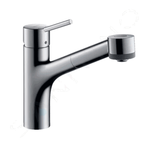 Hansgrohe Talis M52 Dřezová baterie s výsuvnou sprškou, chrom 32841000