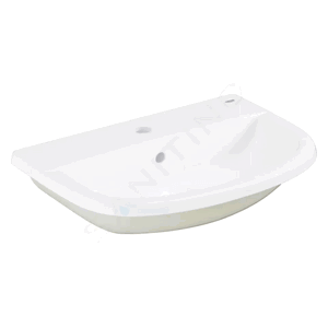 Grohe Bau Ceramic Umyvadlo nábytkové 560x400 mm, s přepadem, otvor pro baterii, alpská bílá 39422000