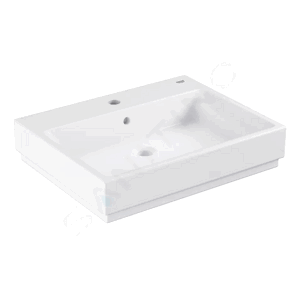 Grohe Cube Ceramic Umyvadlo s přepadem, 600x490 mm, PureGuard, alpská bílá 3947700H